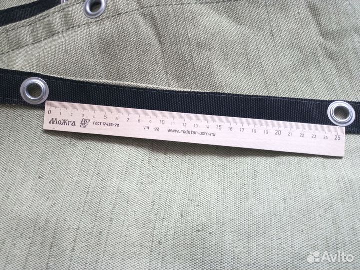 Брезентовая штора для гаража на ворота 4х2.5 м