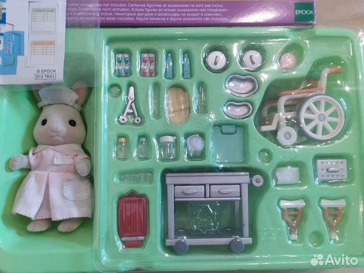 Sylvanian families 5094 больница медсестра