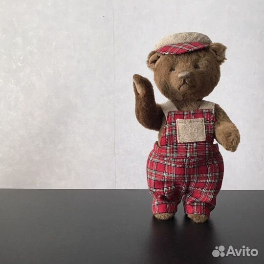Мишка- тедди ручной работы. Игрушка в подарок
