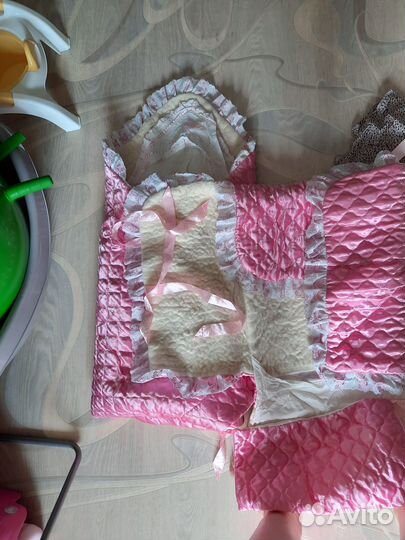 Зимний конверт на выписку