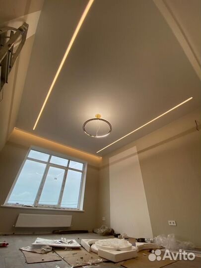 Натяжные потолки Капельница