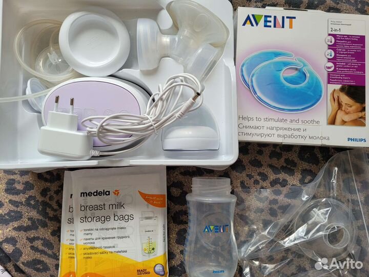 Молокоотсос avent электрический
