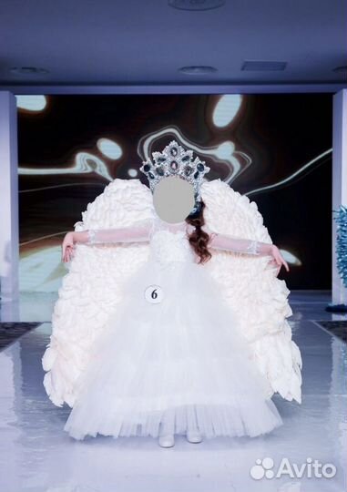 Праздничное платье в пол для девочки 128 134