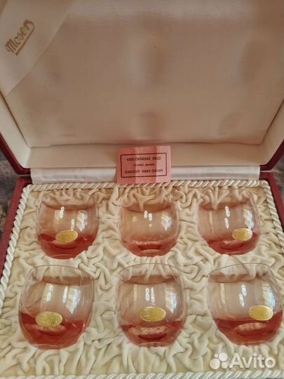 Стопки Бульгазе Moser Чехословакия Bogemia