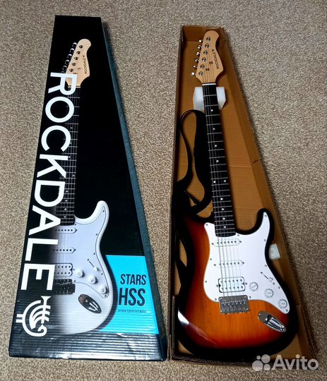 Электрогитара новая, 3 мес играли