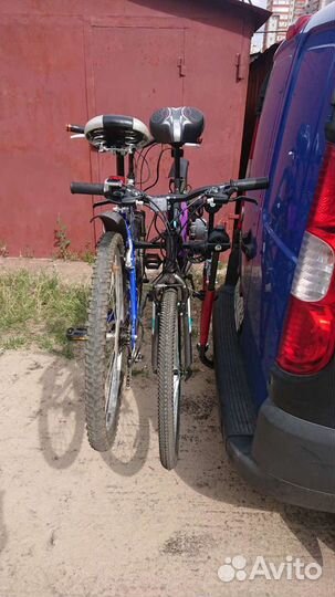 Велобагажник на фаркоп Amos Bis на 3 велосипеда