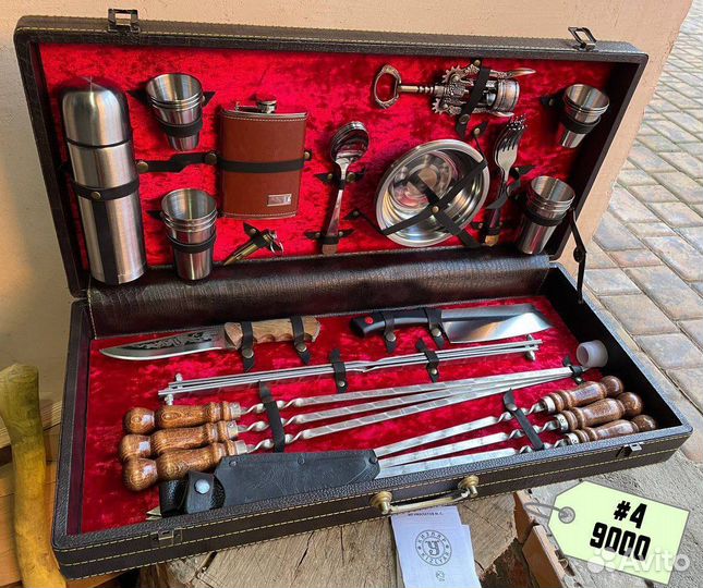 Шашлычный набор в кейсе