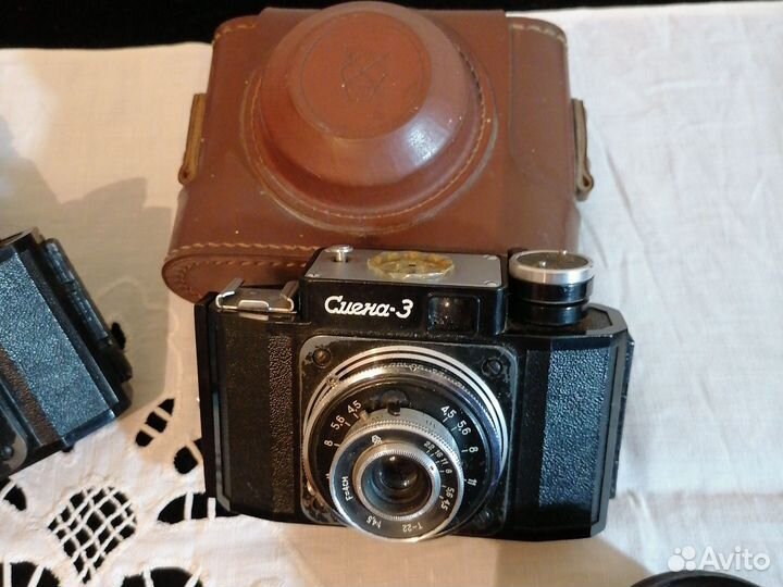 Пленочный фотоаппарат СССР Смена, фотоэкспонометр