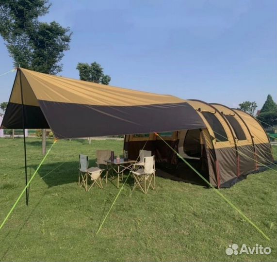 8-местная палатка с тамбуром mircamping 1800-8