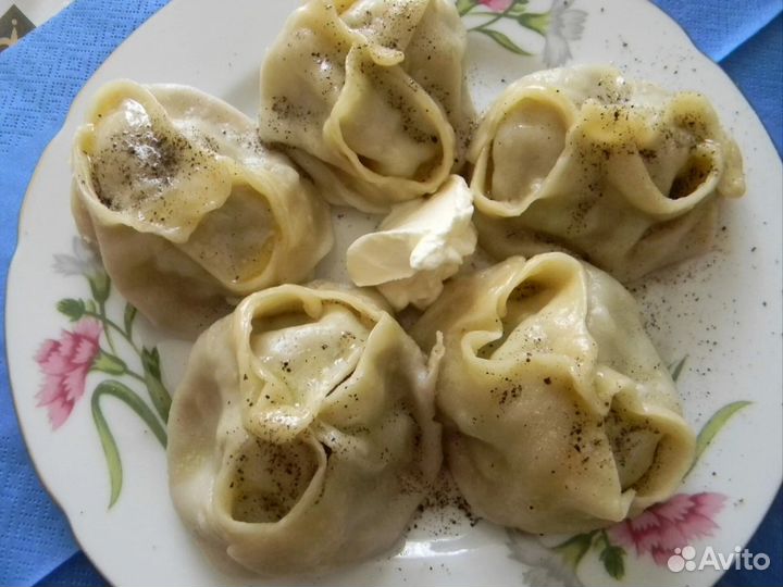 Манты домашние замороженные (от 1кг)