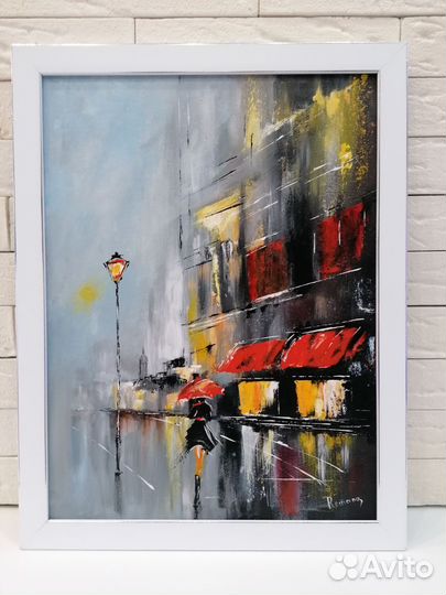 Картина акрилом на холсте