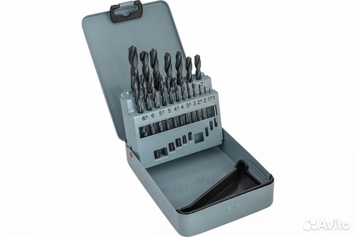 Набор сверл по металлу 19шт. 1.0-10.0мм