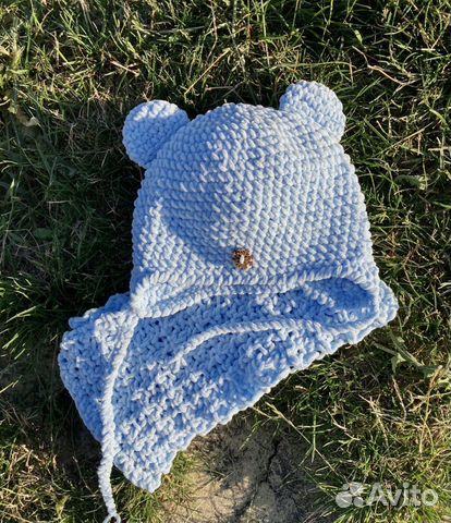 Комплект вязаный шапка и шарф