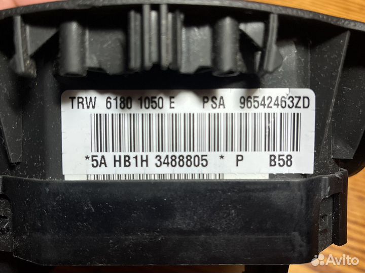 Подушка безопасности в руль Ситроен С4 Пикассо