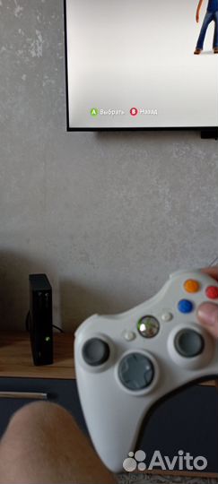 Xbox 360+ беспроводной геймпад+игры