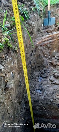 Копка траншей вручную