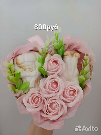 Букет цветов из мыла