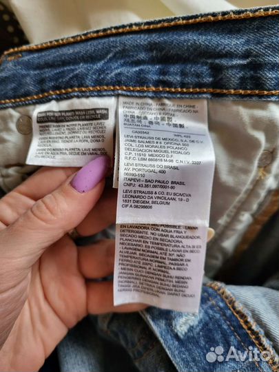 Джинсы levis 501