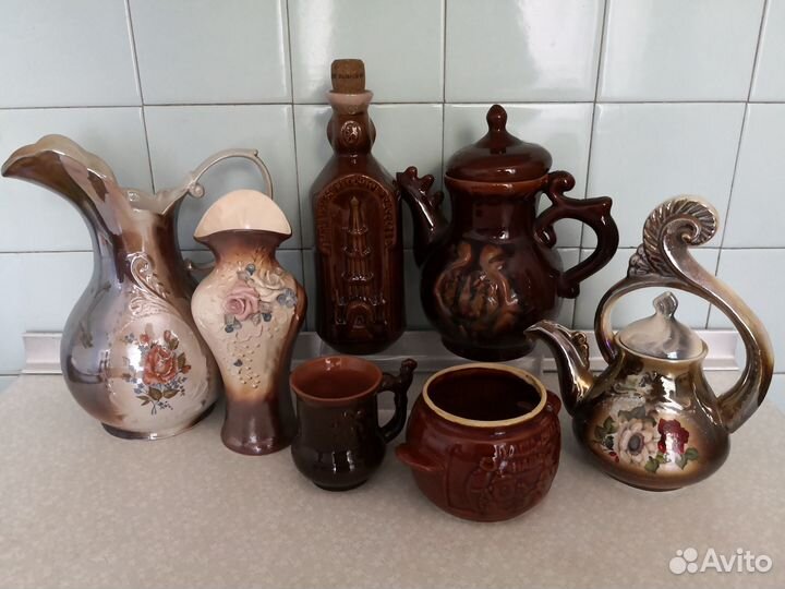 Тарелки Кувшин Салатники (керамика) СССР