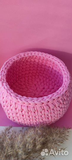 Трикотажные корзинки
