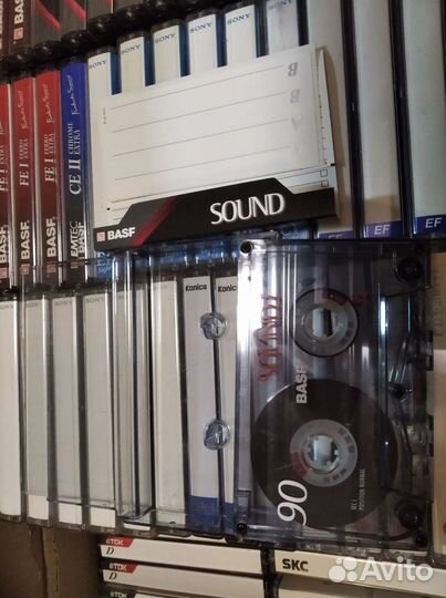 Кассеты магнитофонные с студийной записью