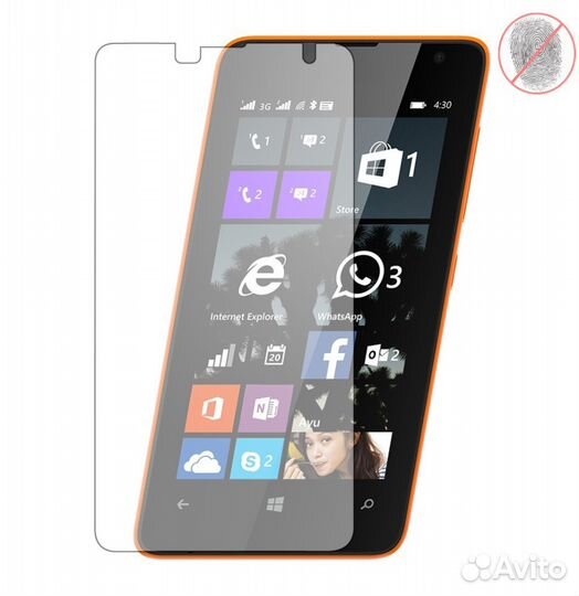 Защитная плёнка на Microsoft Lumia 430 (глянец)