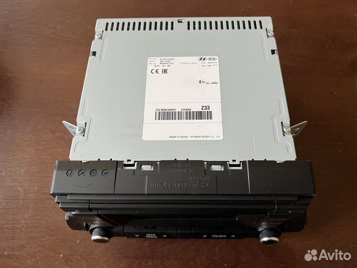 Магнитола hyundai elantra заводская