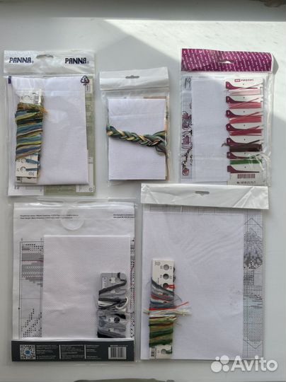 Остатки от наборов для вышивания