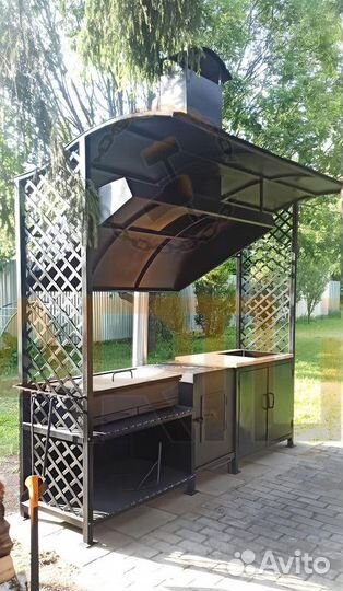 Кованые мангалы с крышей Изготовление и в Наличии