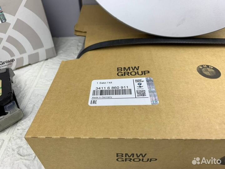 Левый тормозной диск передний BMW X3 X4 X5