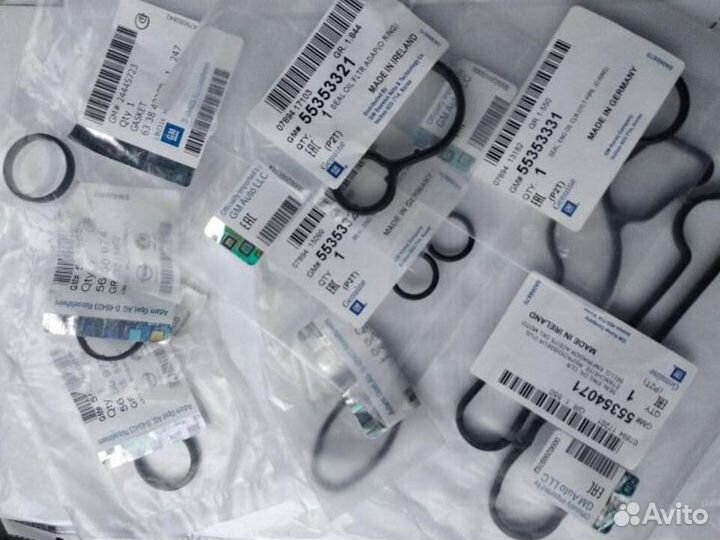 Оригинал прокладки теплообменника Cruze Astra Aveo