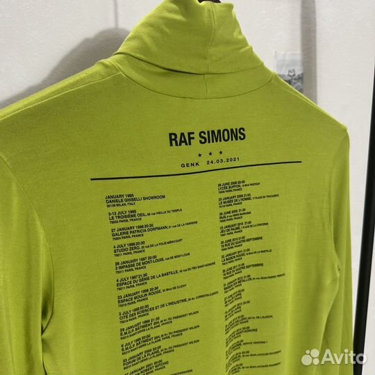 Raf Simons ss21 Equanimity Tour водолазка оригинал