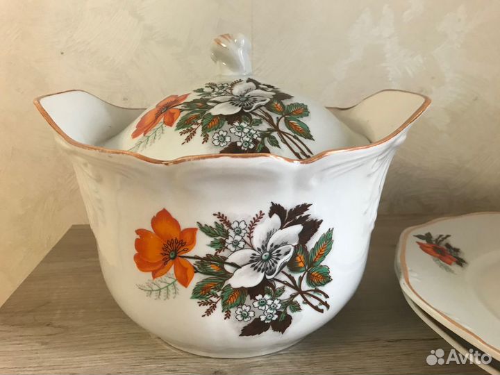 Чайные пары Хрустальная фруктовница Конфетницы