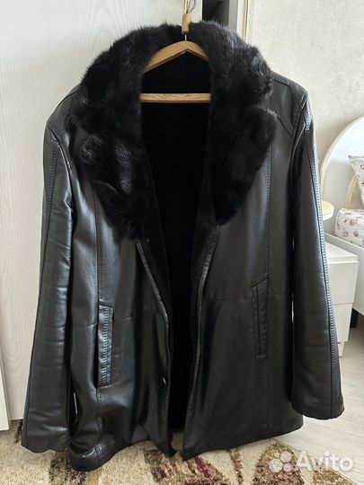 Дубленка мужская 56-58 размер