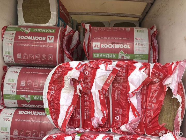 Утеплитель Rockwool Скандик 50 гарантия