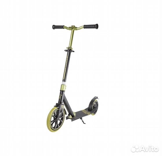 Самокат тт 230 Jogger чёрно-зелёный