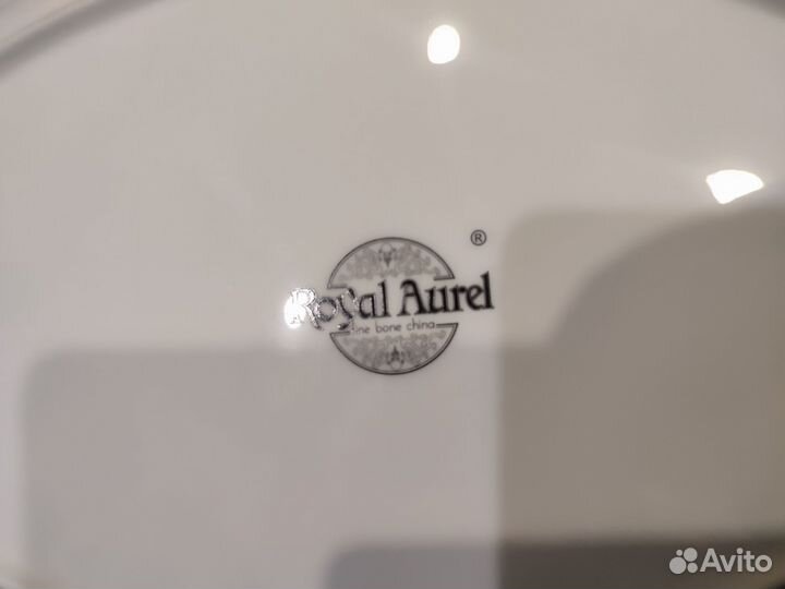 Блюдо овальное фарфор 