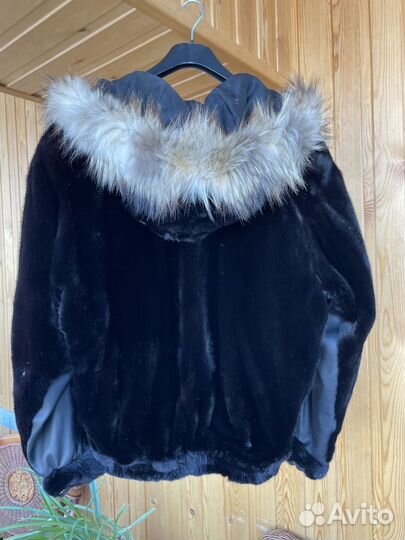 Шуба норковая и бобровая