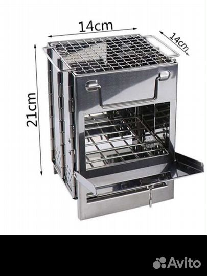 Новая туристическая печка Щепочница