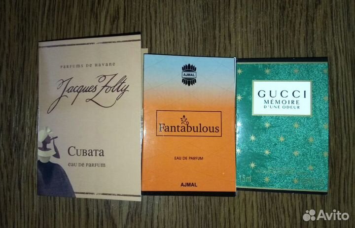 Оригинальные, парфюмерные пробники
