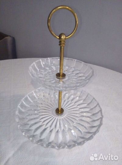 Ваза рубиновое двухслойное стекло