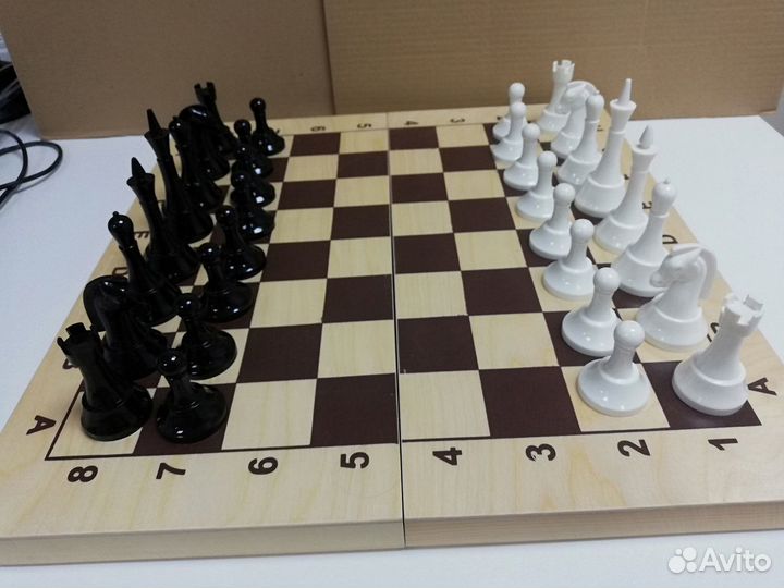 Шахматы СССР Большие фигуры пластик