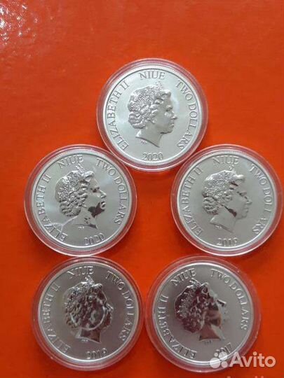Ниуэ Дисней серебро 999