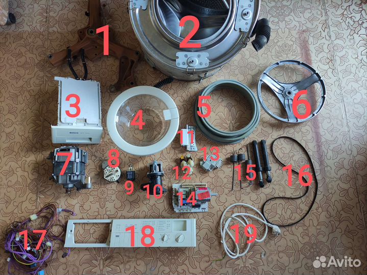 Детали для стиральной машины Bosch WFF 1200