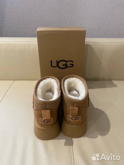 Новые женские зимние UGG коричневые