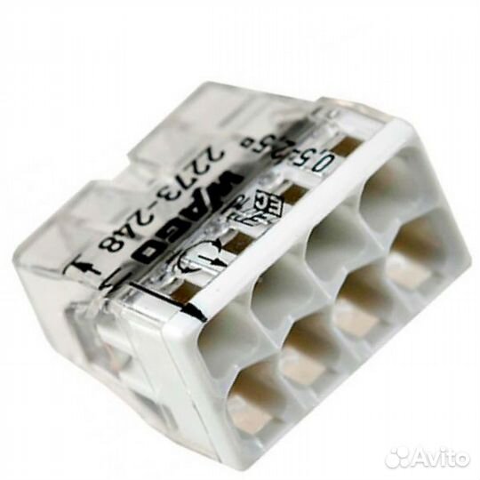 Wago 2273-xxx. Клеммы с пастой для быстрого монтаж