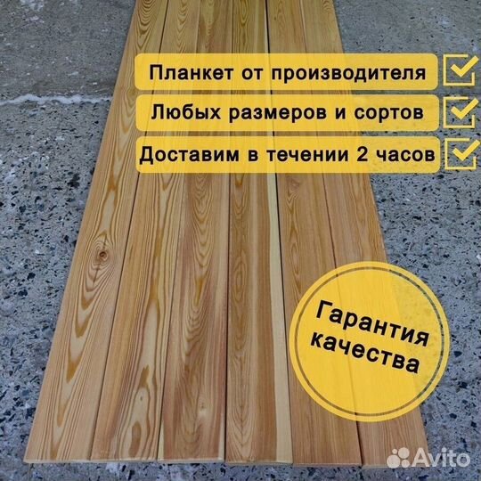 Планкен прямой лиственница