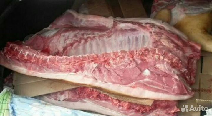 Мясо свинина домашняя полутушка,четверть