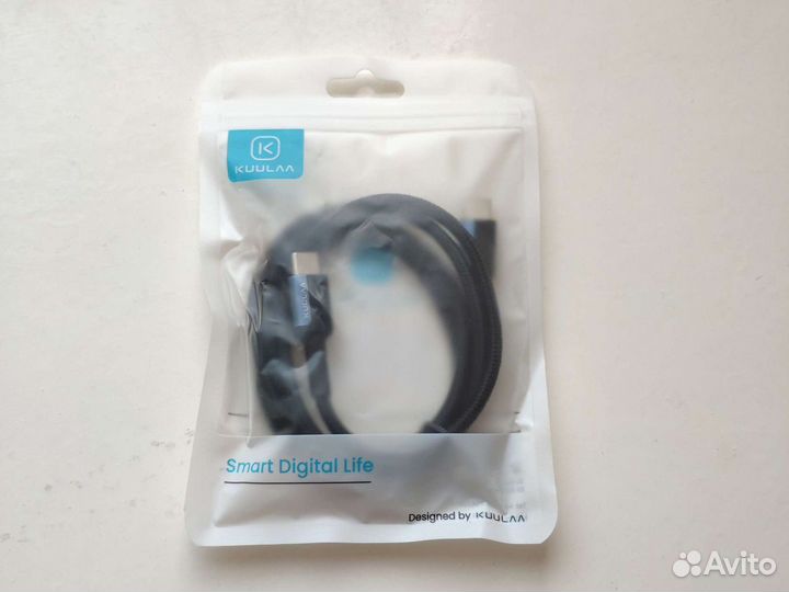 Кабель USB Type-C - USB Type-C (новый, 1 м)