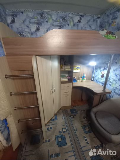 Двухъярусная кровать бу